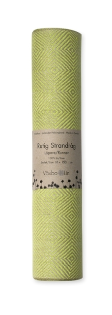 Rutig Strandråg Runner 200 cm lime