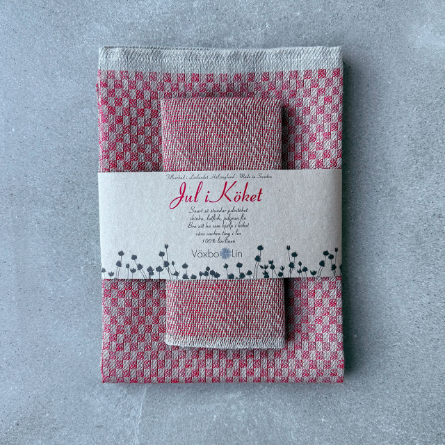 Gift set Christmas Bris red