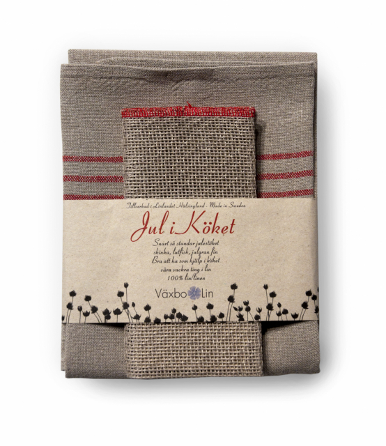 Gift set Christmas Sara red