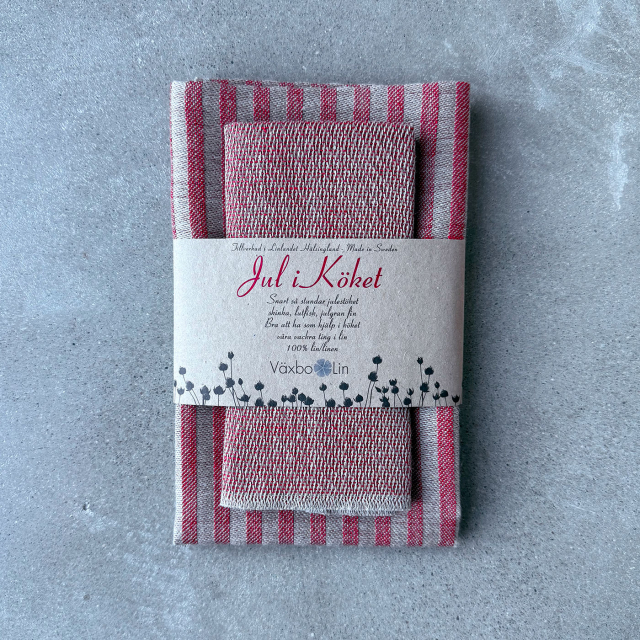 Gift set Christmas Lilla Storm red