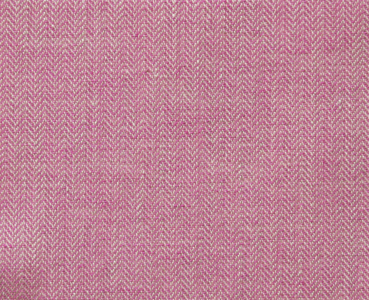 Rödven Piece goods width 160 cm cerise/unbleached in the group PRODUCTS / LINEN FABRIC / Piece goods at Växbo Lin (11-8)