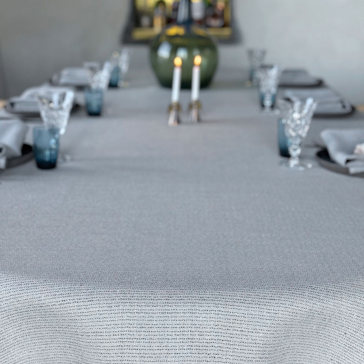 Streck Duk svart 160x350 i gruppen SORTIMENT / JUL / Julduk hos Växbo Lin (14-3-160x350)
