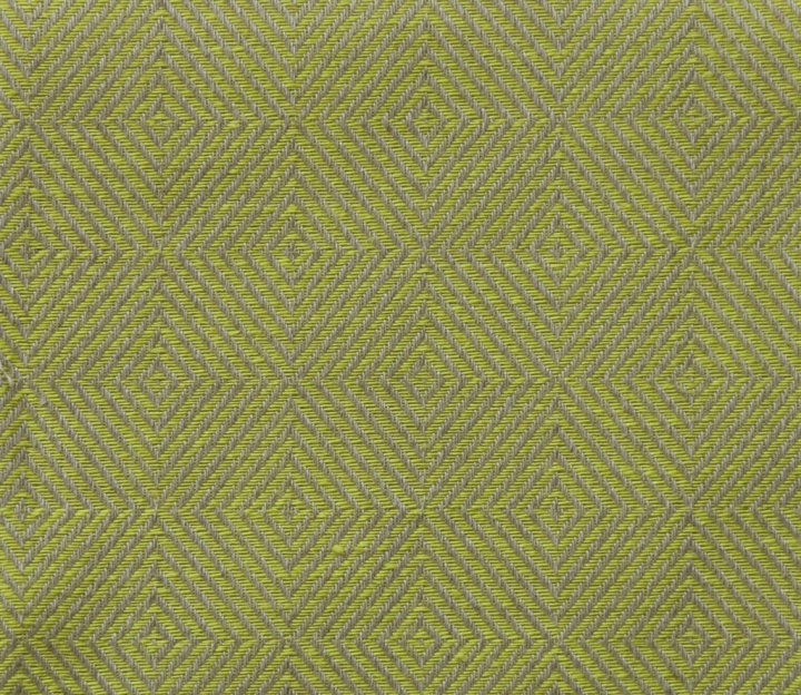 50x50 cm Rutig Strandråg i 100% lin lime i gruppen SORTIMENT / DIY / DIY-material hos Växbo Lin (34-17-50x50)