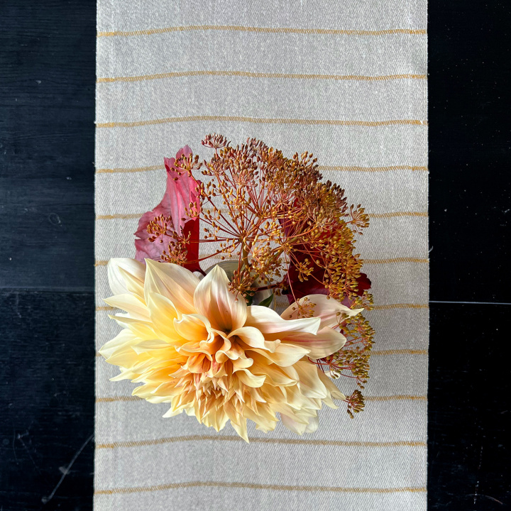 Högbo Runner in the group PRODUCTS / CHRISTMAS / Christmas runner at Växbo Lin (37)