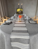 Unhemmed table cloth Rödven 160x250