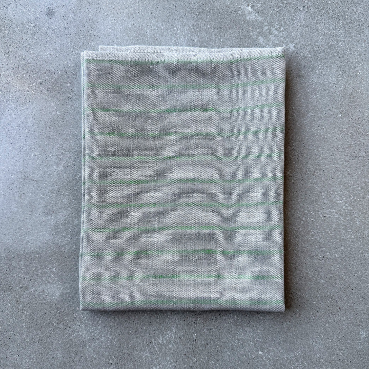 Rand Handduk bladgrön 2st ofållade i gruppen SORTIMENT / DIY / Ofållat hos Växbo Lin (c19-75-24)