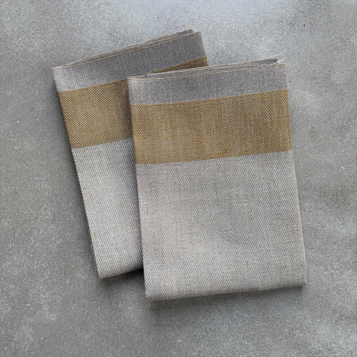 Spa towel 2pcs unhemmed in the group PRODUCTS / UNHEMMED PRODUCTS / Unhemmed linen towels at Växbo Lin (c19-76)