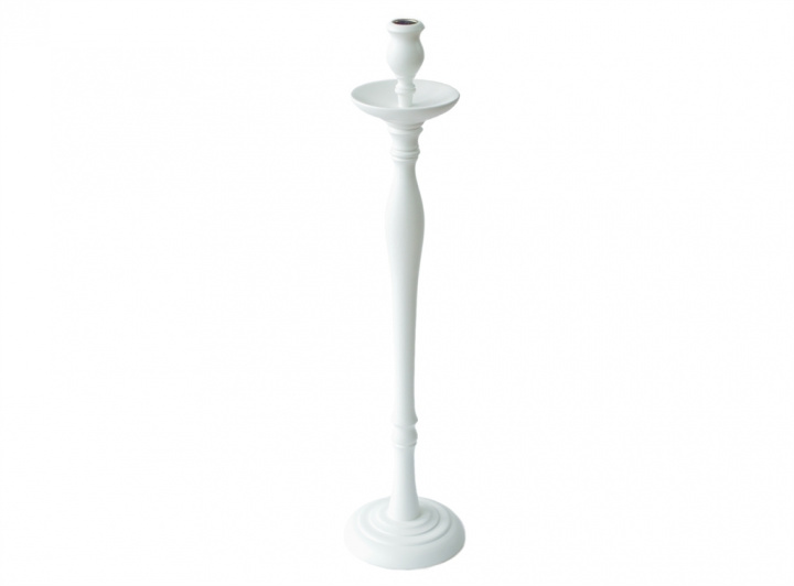 Candle holder white small in the group PRODUCTS / THE SET TABLE at Växbo Lin (i01m-1)