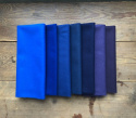 High quality woven woolen fabric middle blue